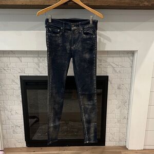 True religion metallic Halle skinny jeans